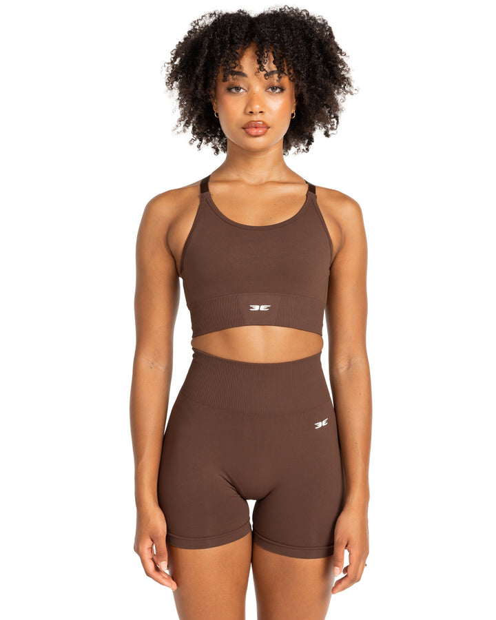 Elite Seamless V2 Bra - Chocolate