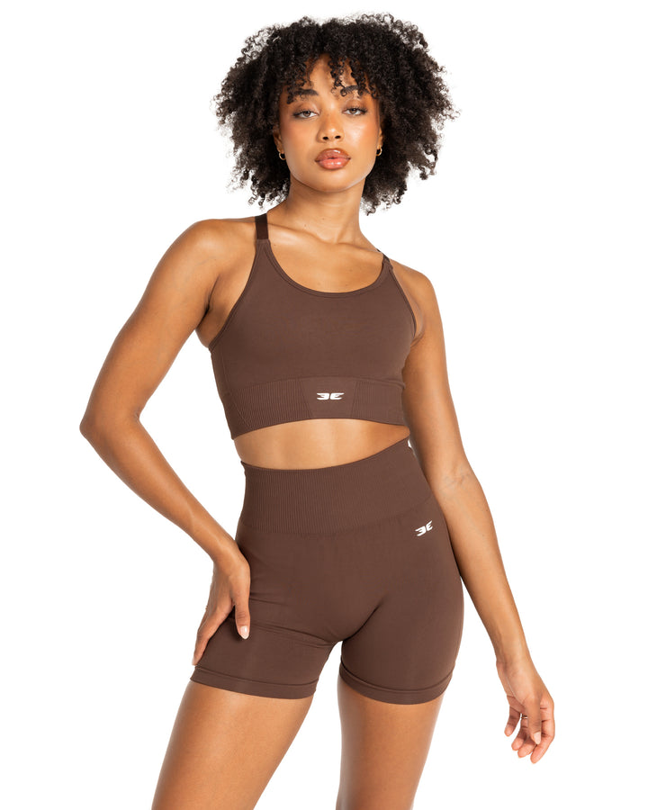 Elite Seamless V2 Bra - Chocolate