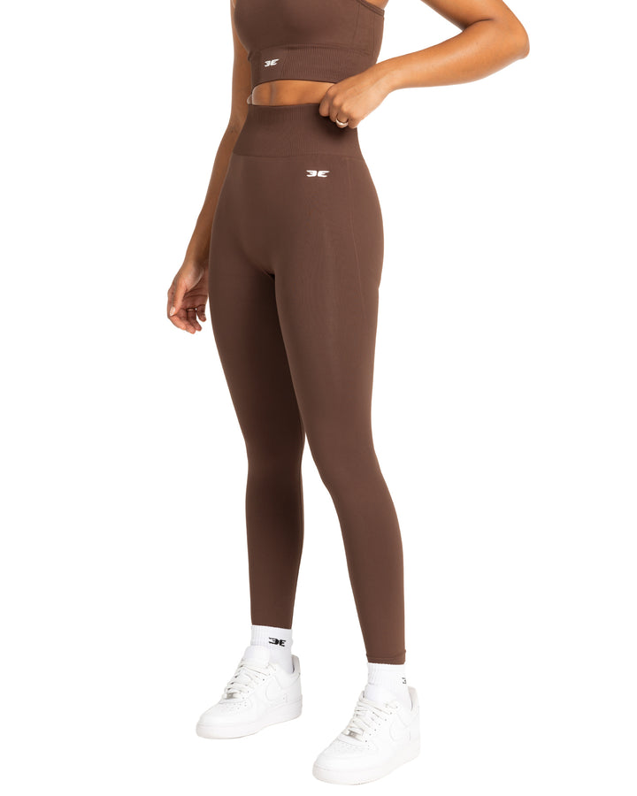 Elite Seamless V2 Leggings - Chocolate