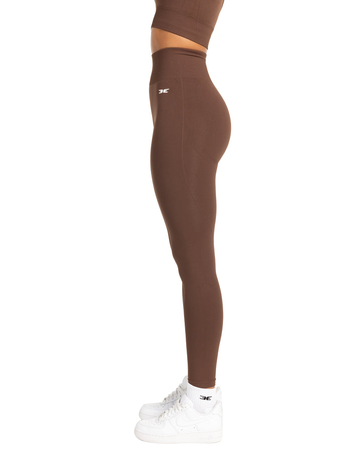 Elite Seamless V2 Leggings - Chocolate