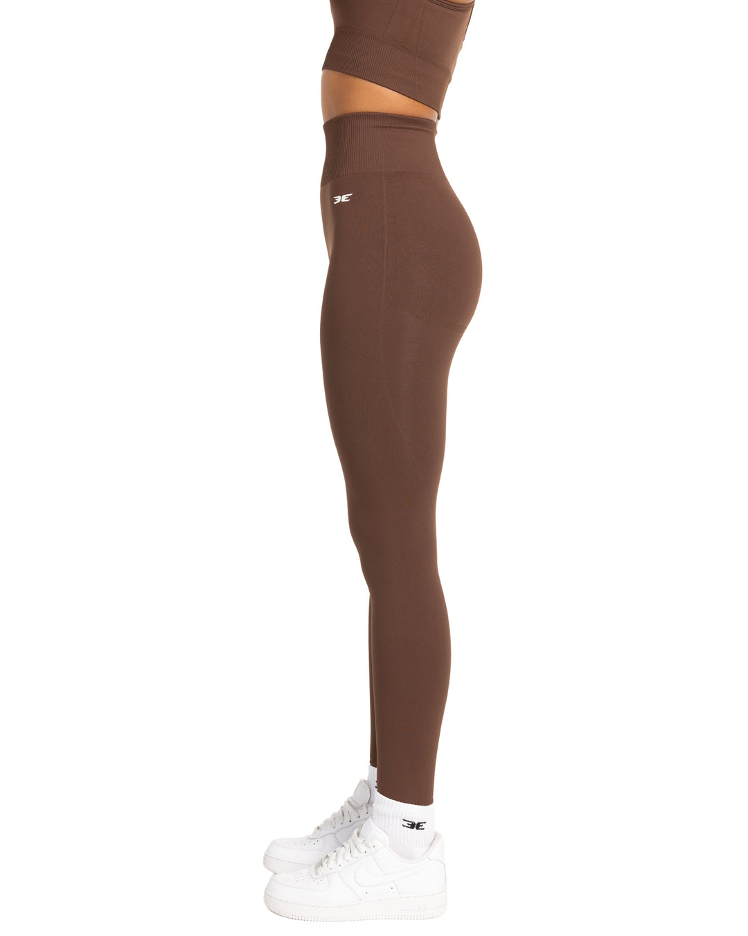 Elite Seamless V2 Leggings - Chocolate (Subtle Scrunch)