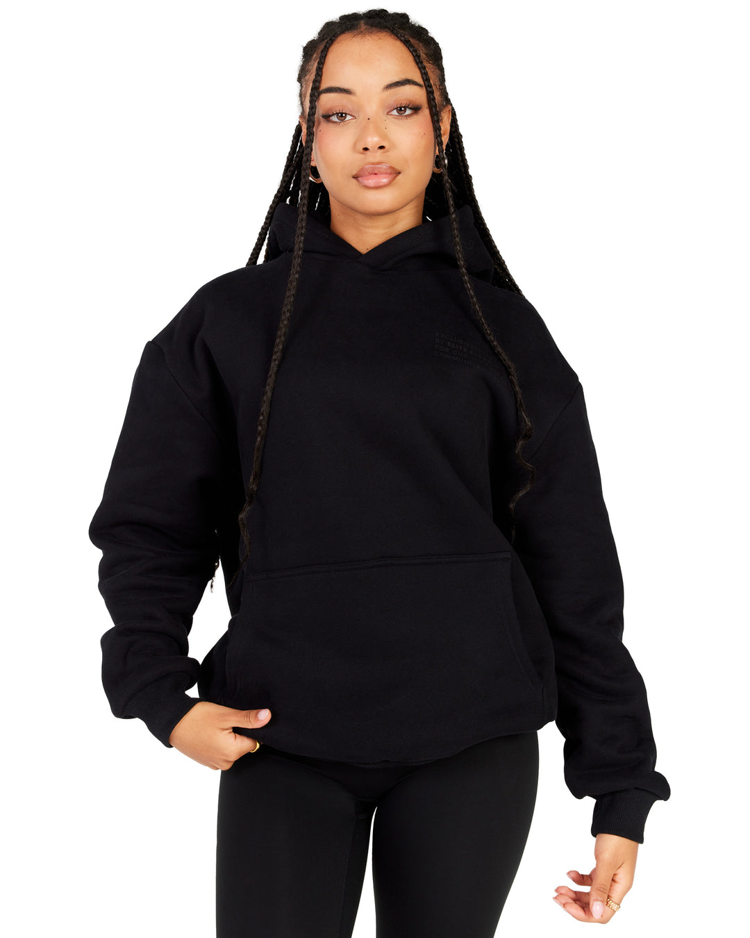 Community Hoodie - Black/Black