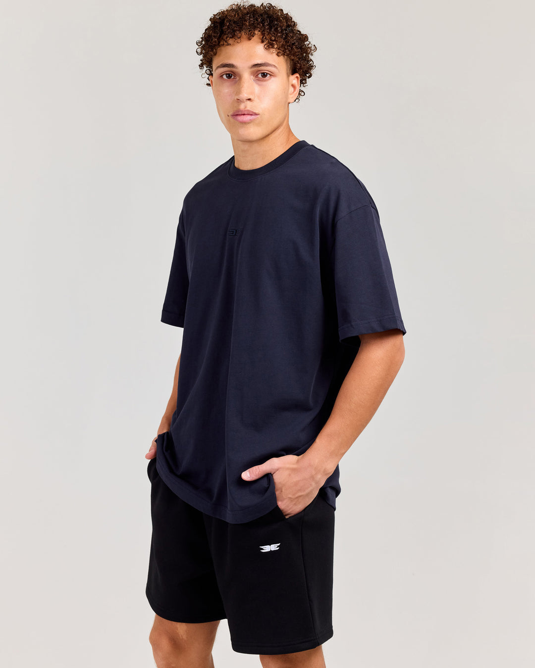 V3 Oversized Classic Tee - Navy