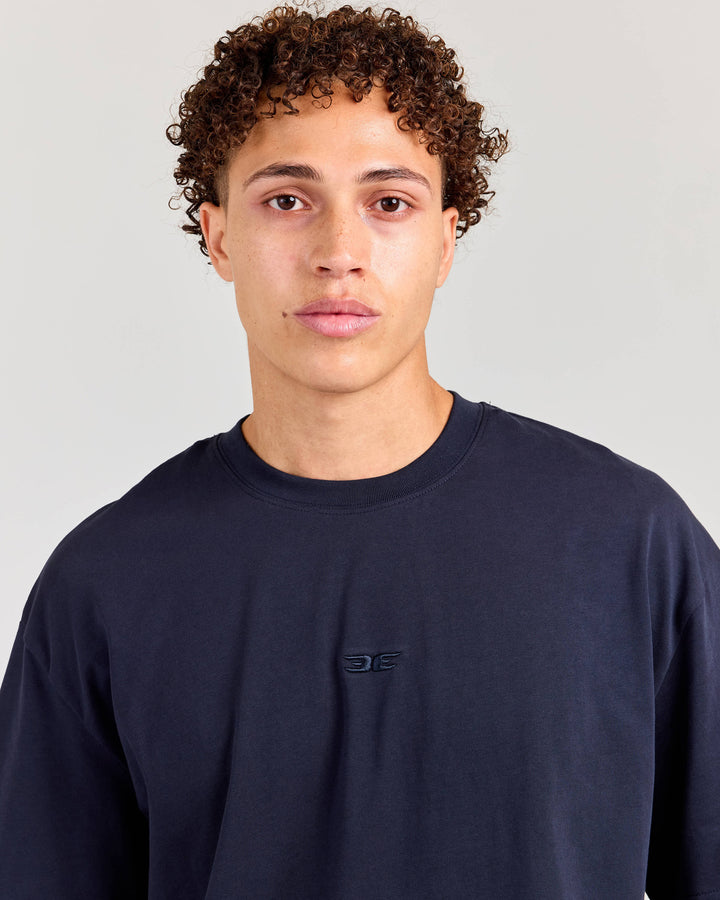 V3 Oversized Classic Tee - Navy