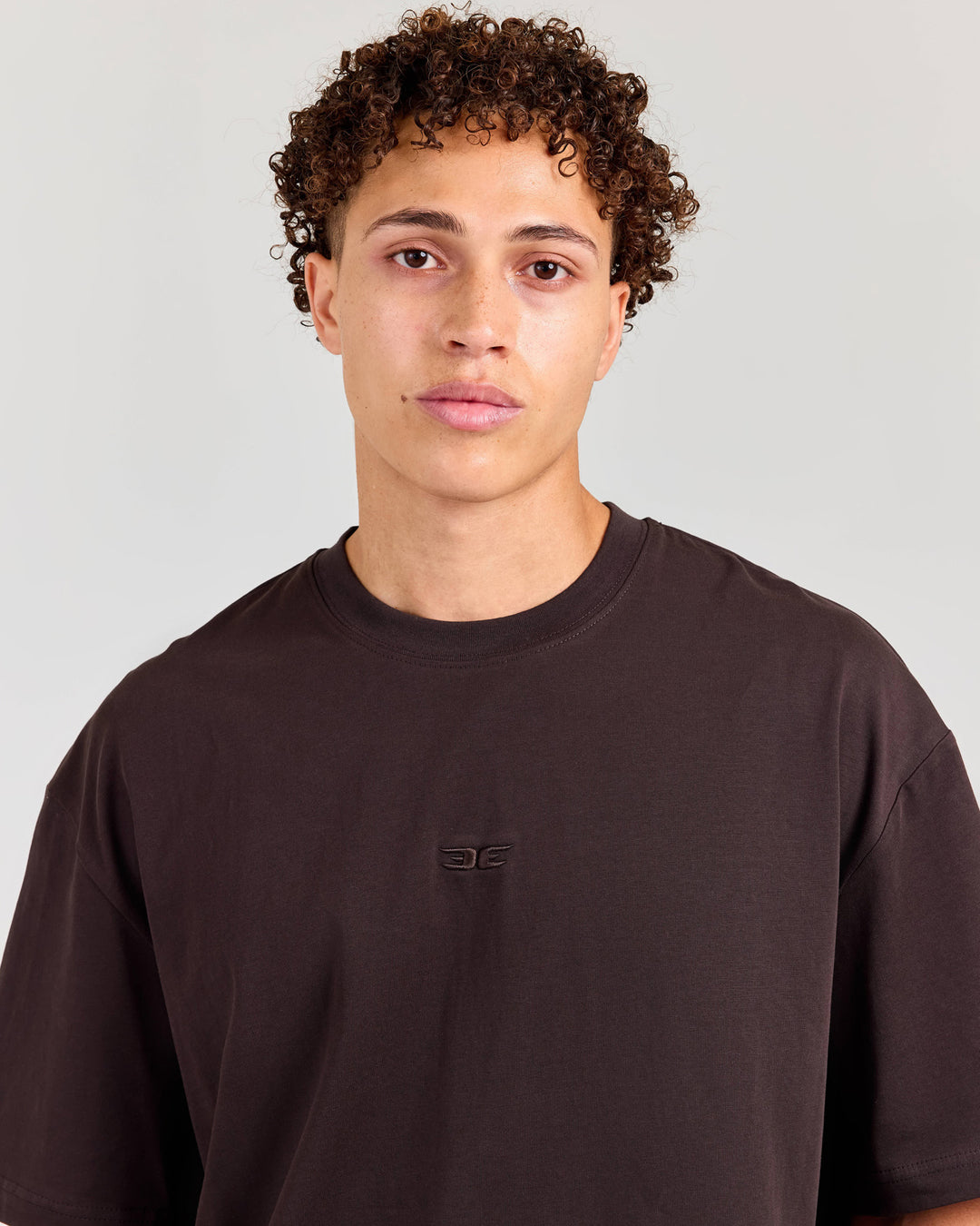 V3 Oversized Classic Tee - Coffee Bean