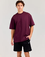 V3 Oversized Classic Tee - Deep Plum