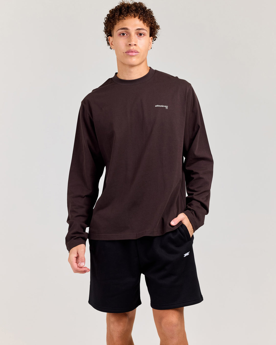 Mens Long Sleeve - Coffee Bean