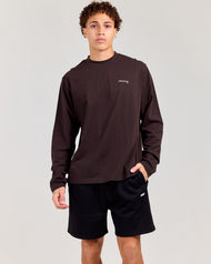 Mens Long Sleeve - Coffee Bean