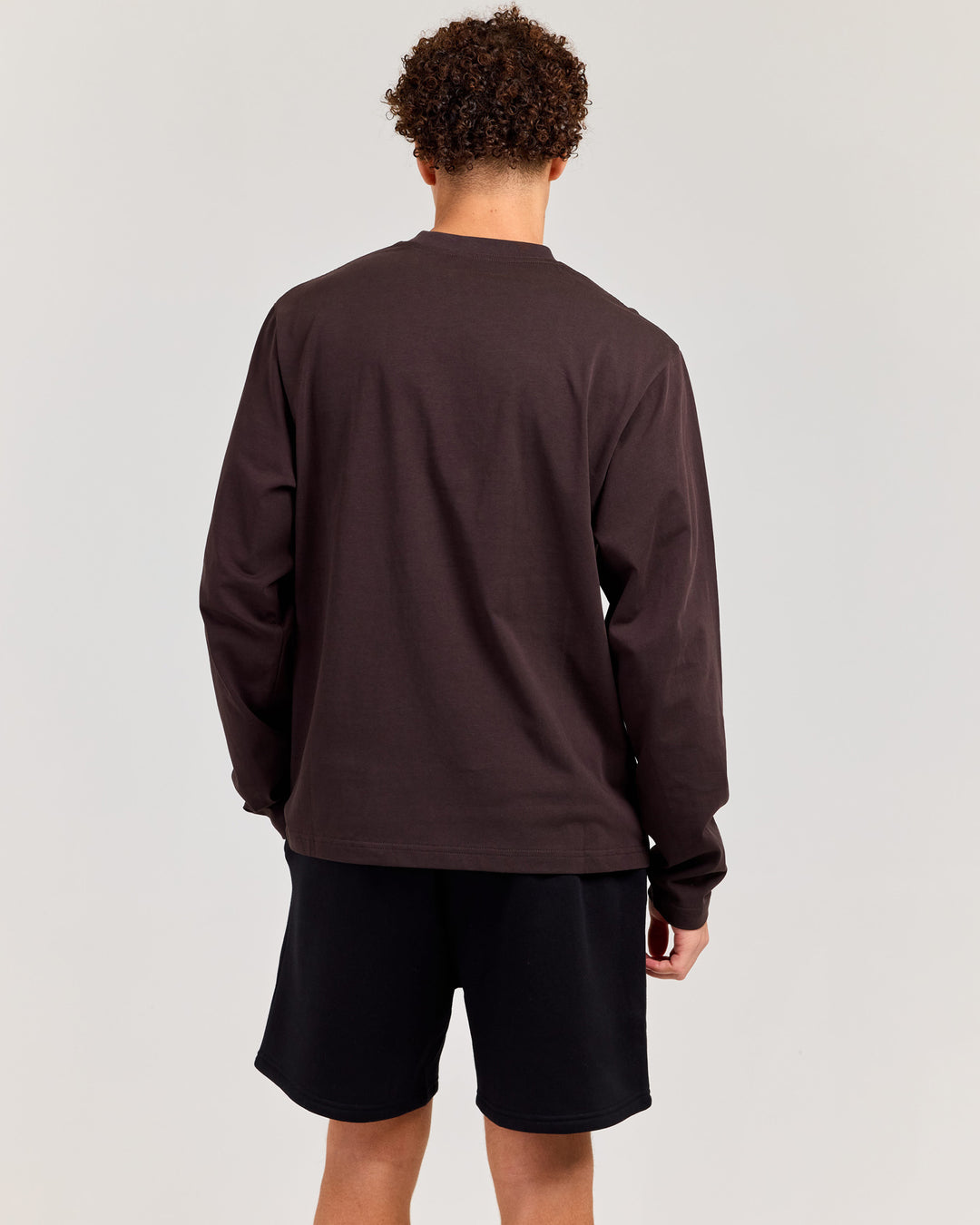 Mens Long Sleeve - Coffee Bean