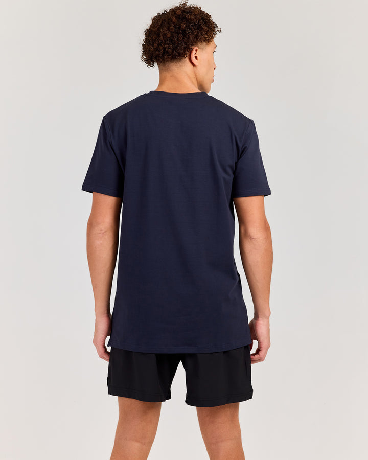 Stack Registered Tee - Navy