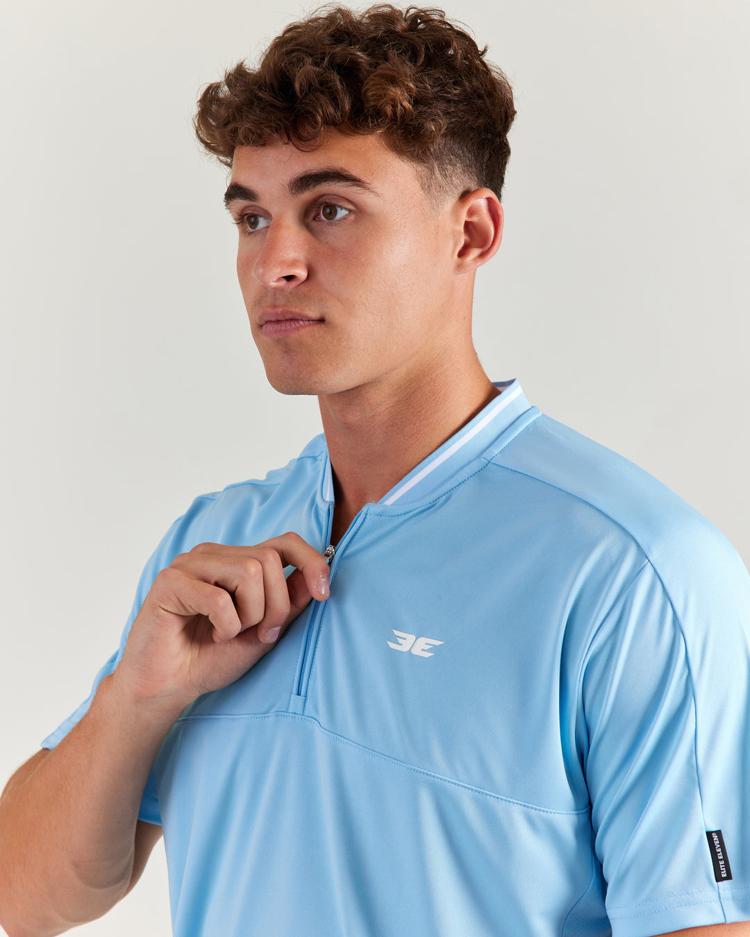 Advantage Zip Tee - Blue