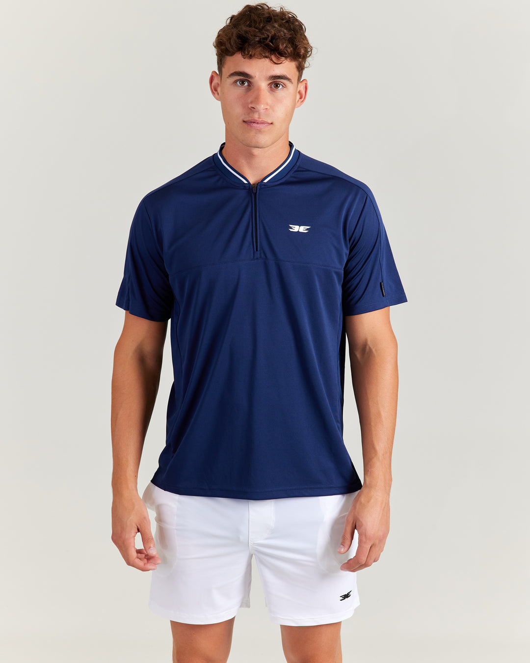 Advantage Zip Tee - Navy