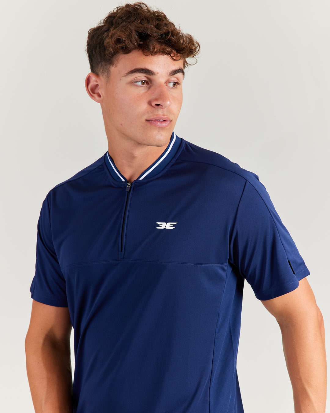 Advantage Zip Tee - Navy
