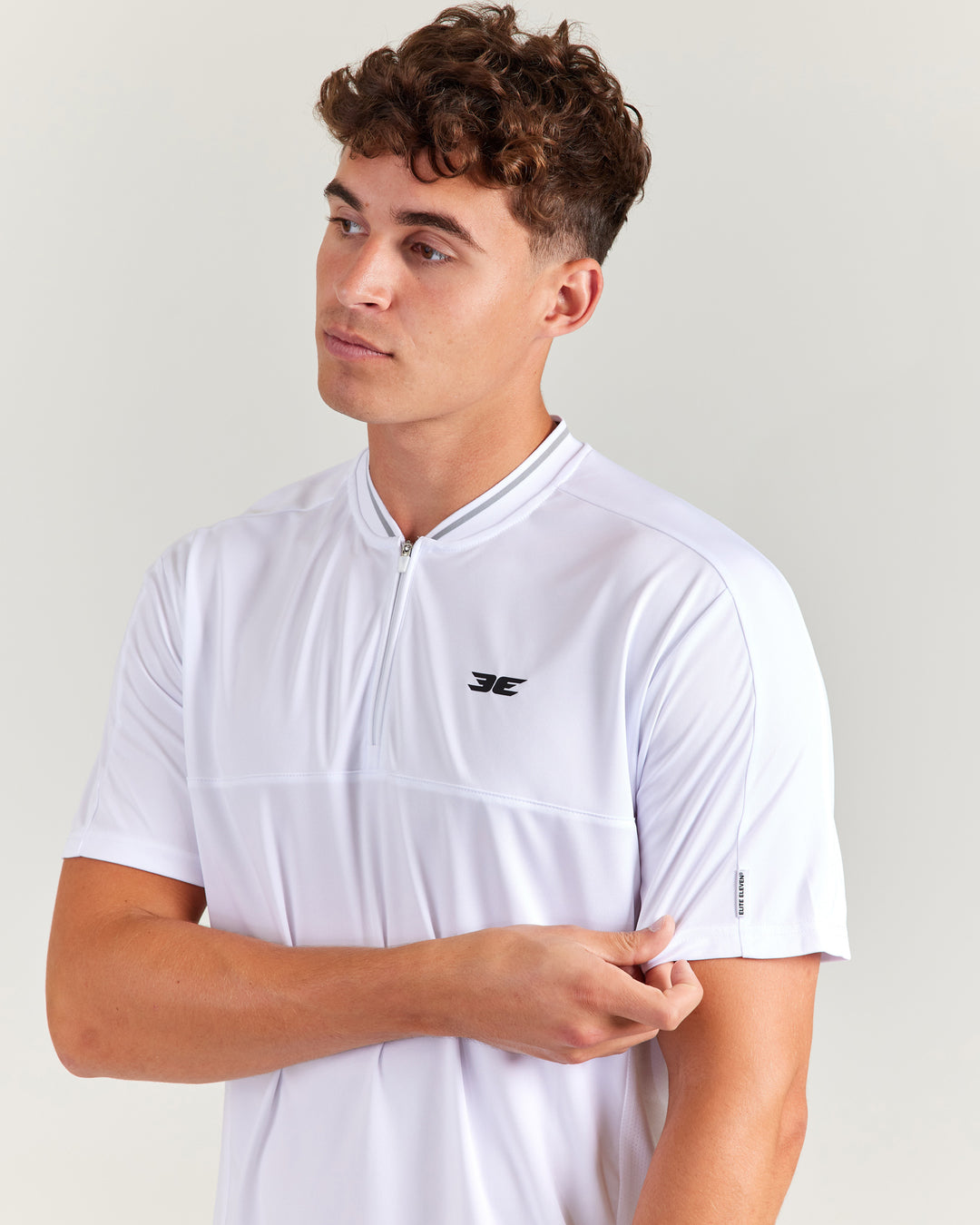 Advantage Zip Tee - White