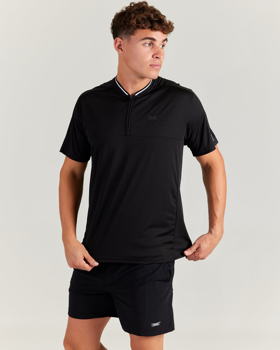 Advantage Zip Tee - Black