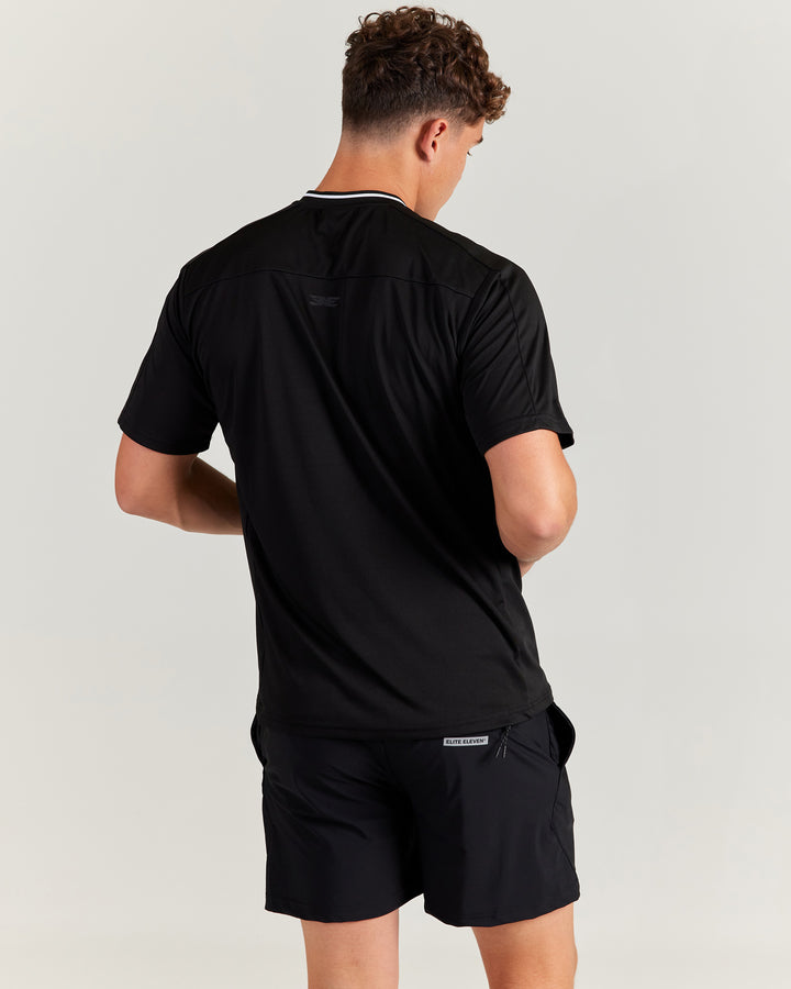 Advantage Zip Tee - Black