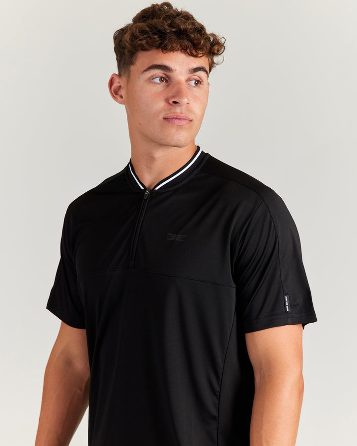 Advantage Zip Tee - Black