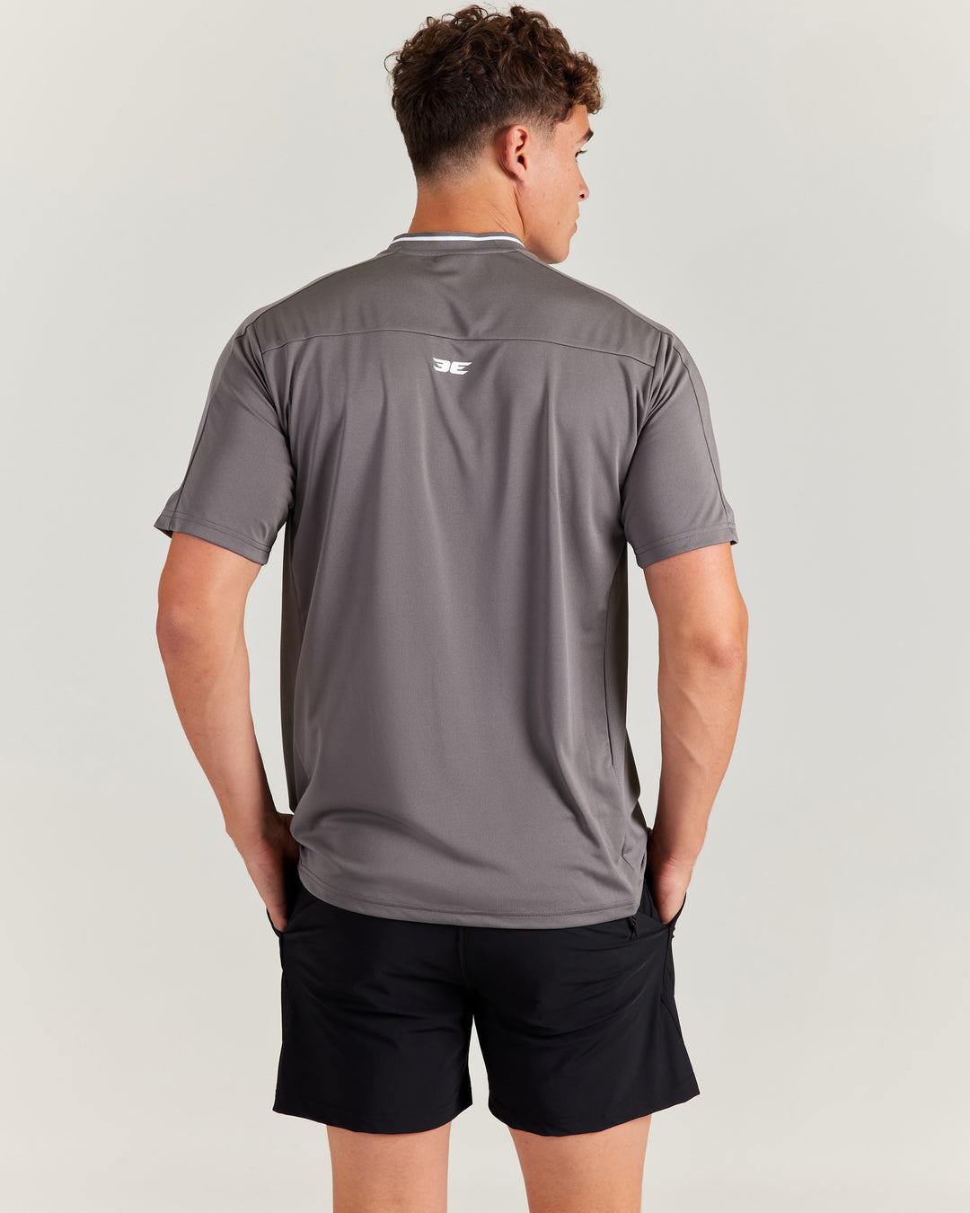 Advantage Zip Tee - Charcoal