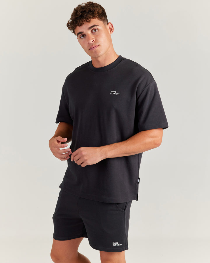 VersaFit Oversized Tee - Slate