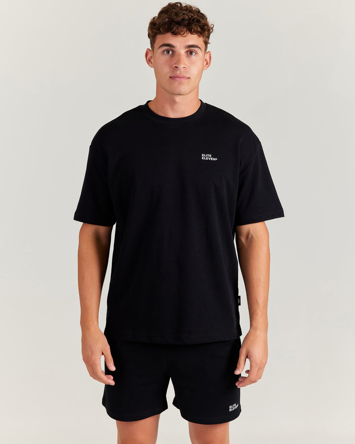 VersaFit Oversized Tee - Black
