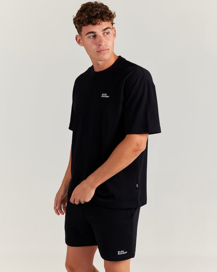 VersaFit Oversized Tee - Black