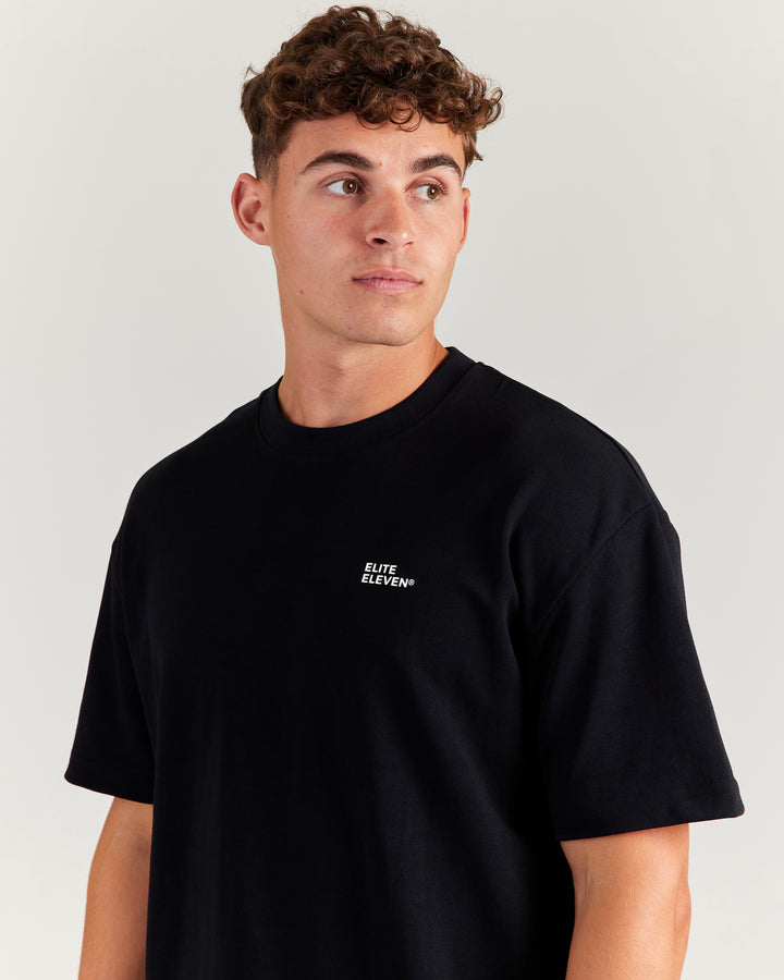 VersaFit Oversized Tee - Black