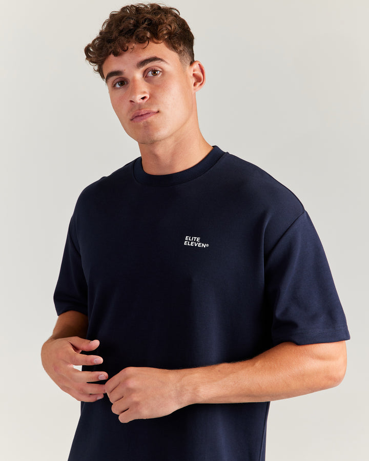 VersaFit Oversized Tee - Navy
