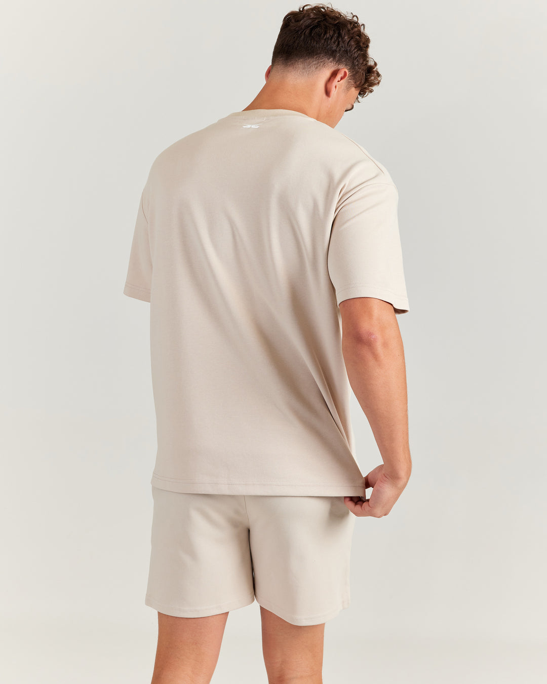 VersaFit Oversized Tee - Light Taupe