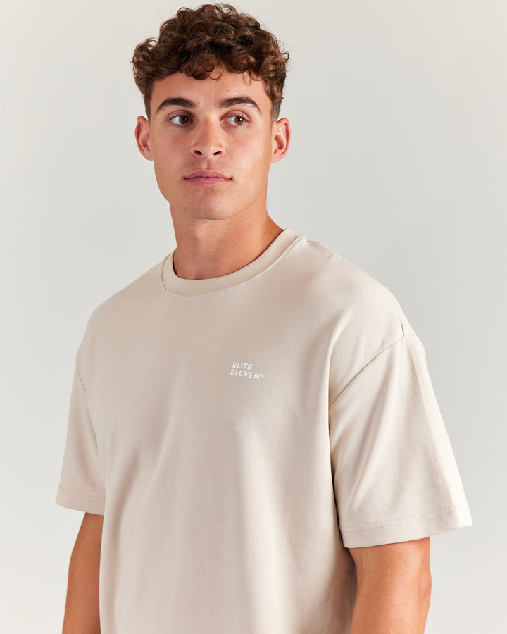 VersaFit Oversized Tee - Light Taupe