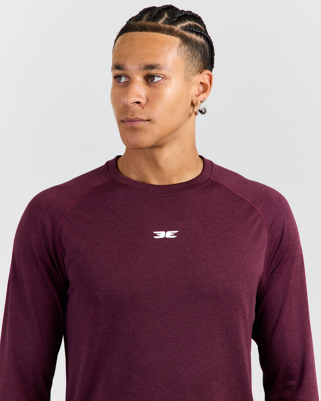 Men's Elite Seamless Long Sleeve - Dark Cherry