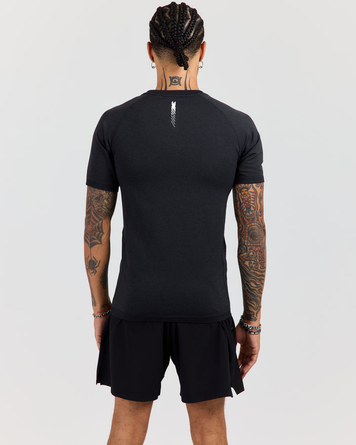 Men's Elite Seamless Slim Tee - Charcoal