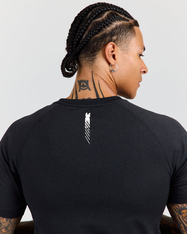 Men's Elite Seamless Slim Tee - Charcoal