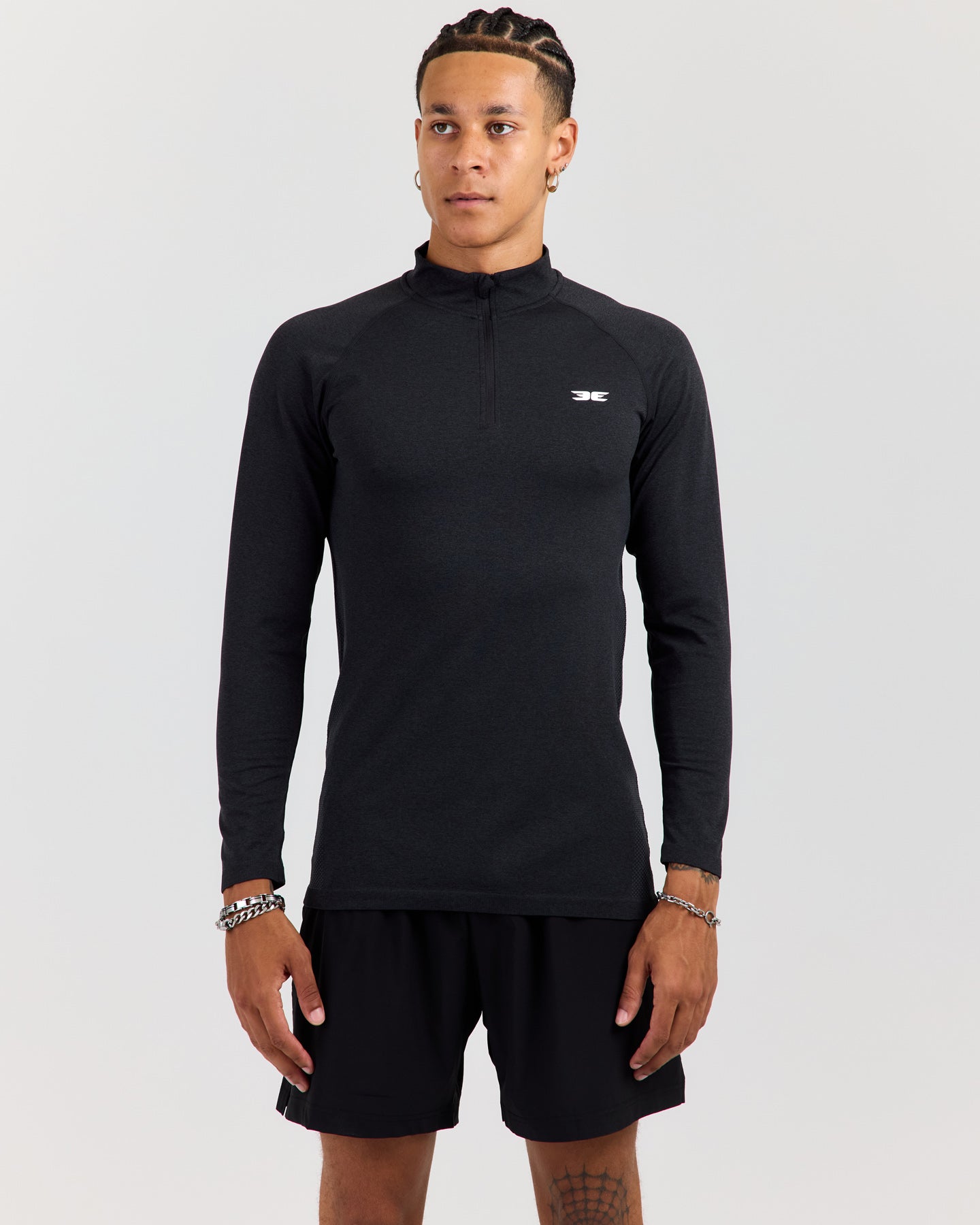 Men's Elite Seamless 1/4 Zip - Charcoal – Elite Eleven