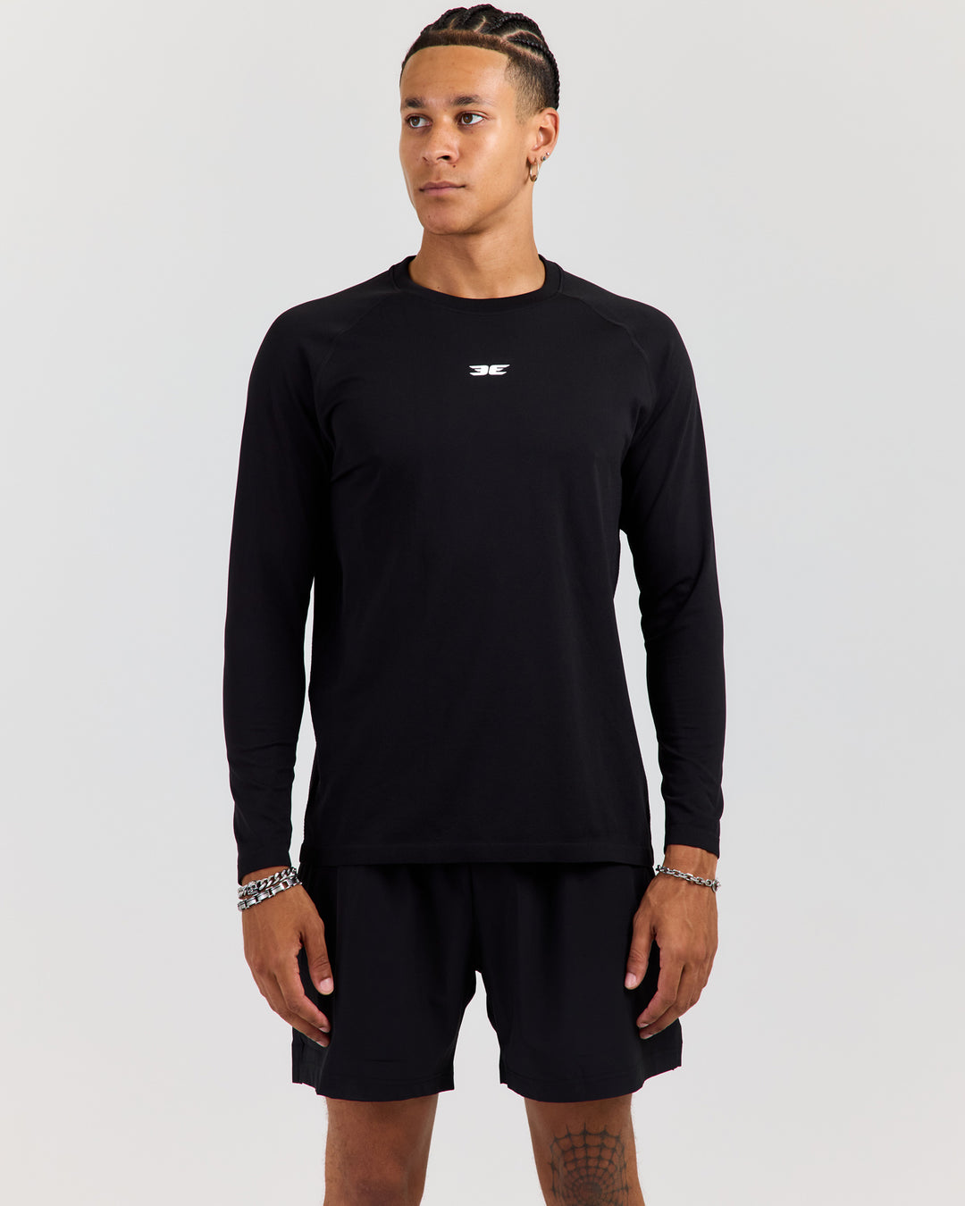 Men's Elite Seamless Long Sleeve - Black