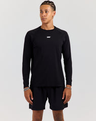 Men's Elite Seamless Long Sleeve - Black
