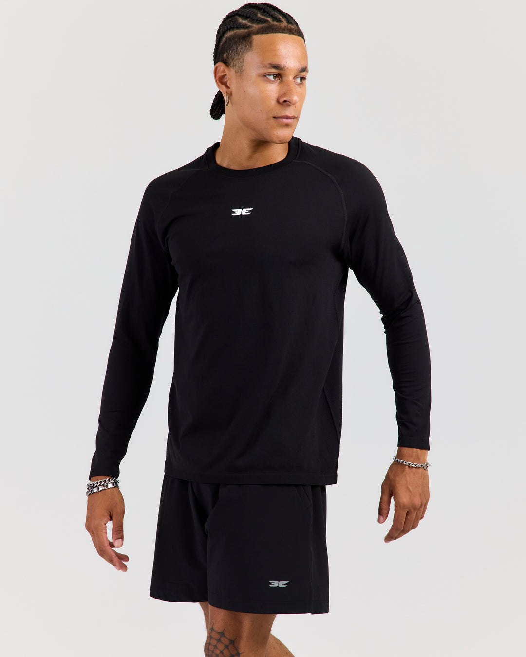 Men's Elite Seamless Long Sleeve - Black