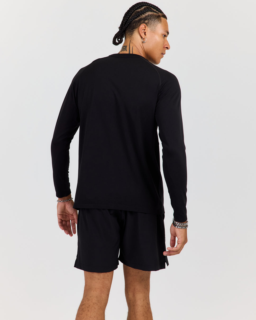 Men's Elite Seamless Long Sleeve - Black