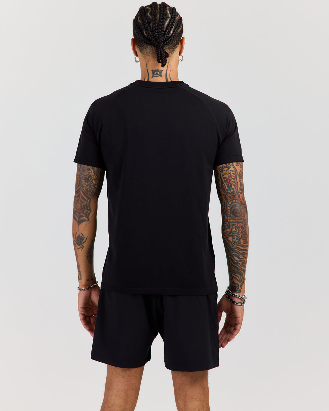 Men's Elite Seamless Regular Tee - Black