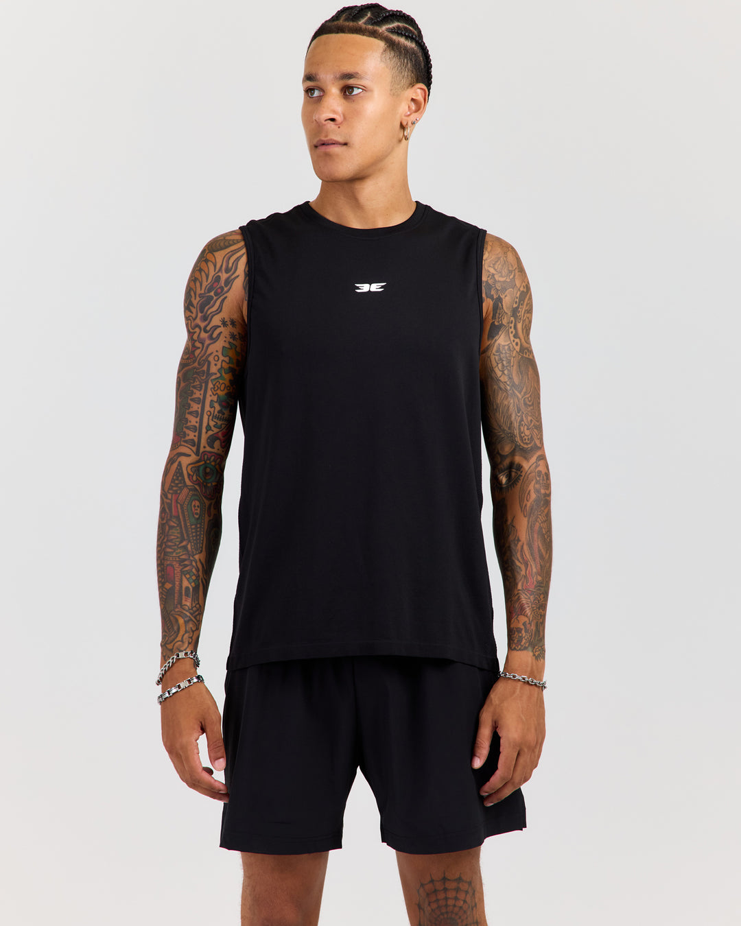 Men's Elite Seamless Tank - Black