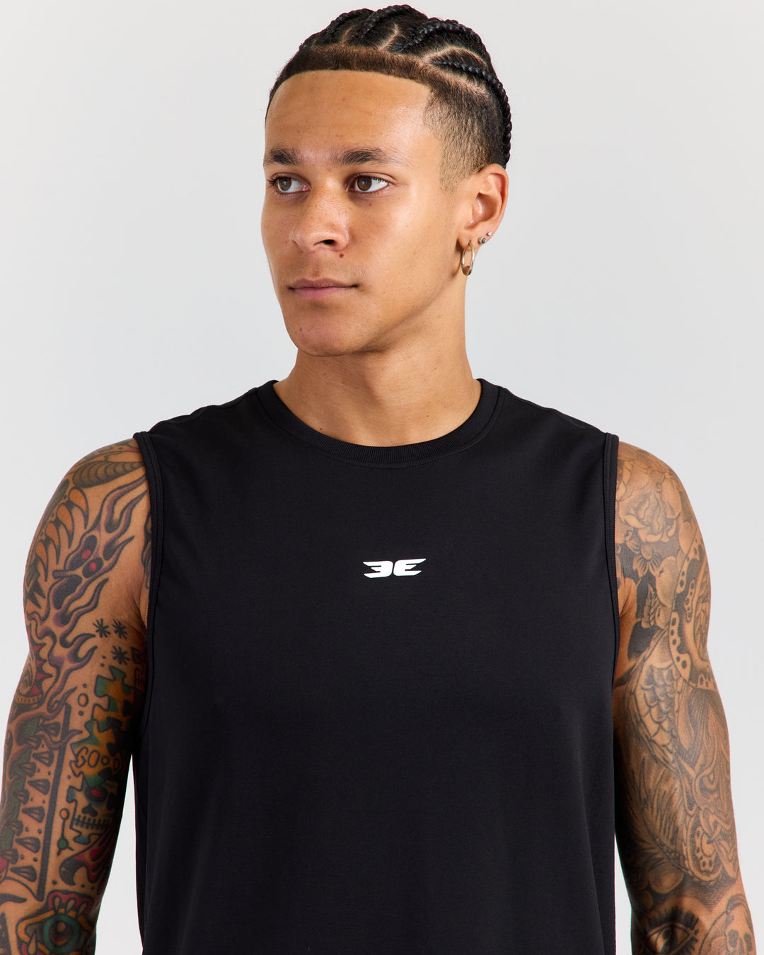 Men's Elite Seamless Tank - Black