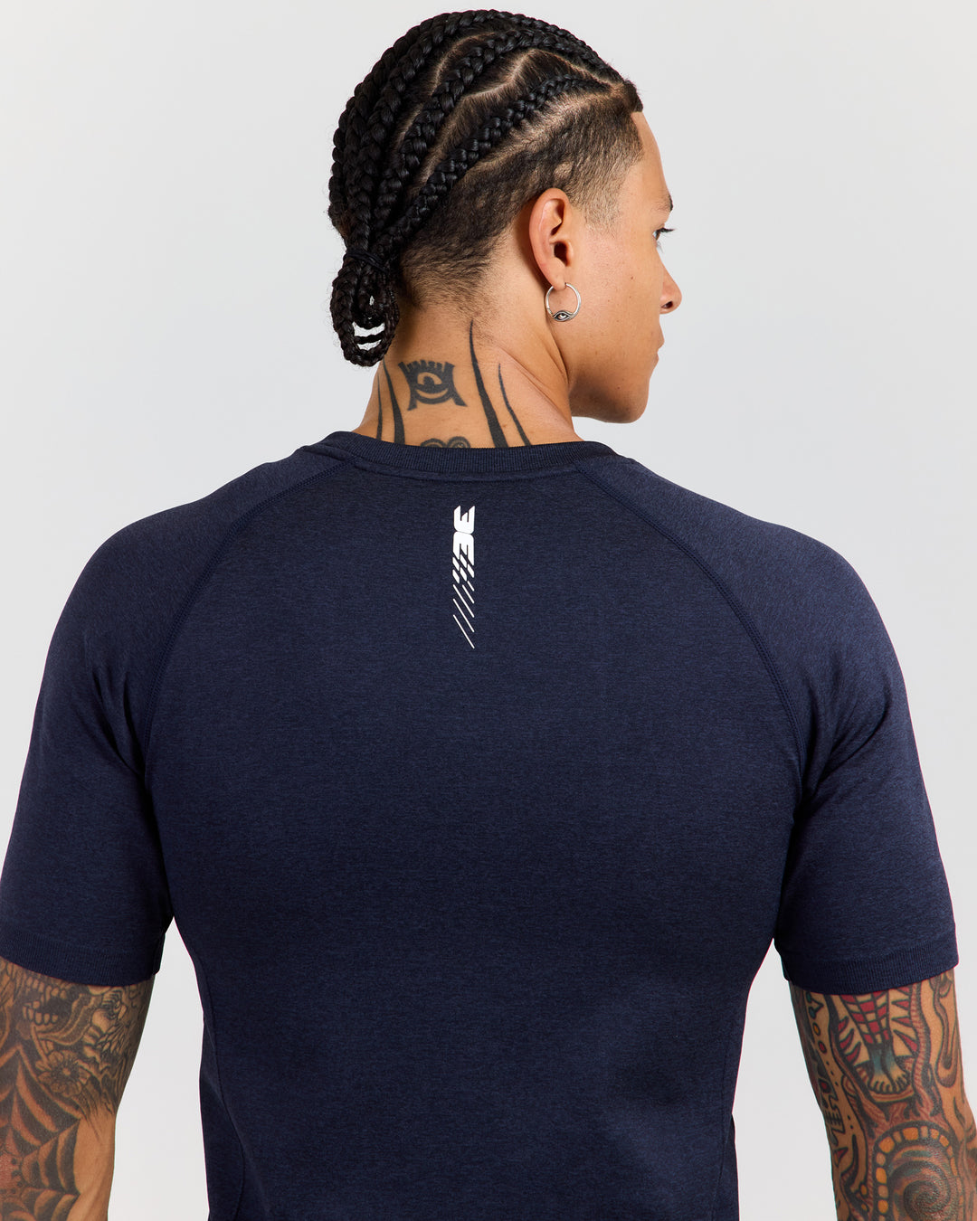 Men's Elite Seamless Slim Tee - Navy
