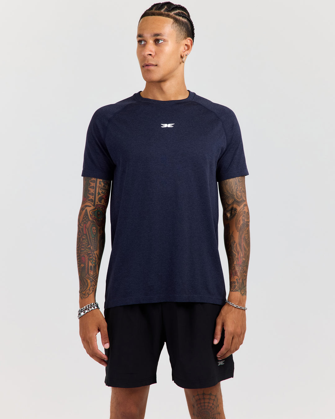 Men's Elite Seamless Regular Tee - Navy