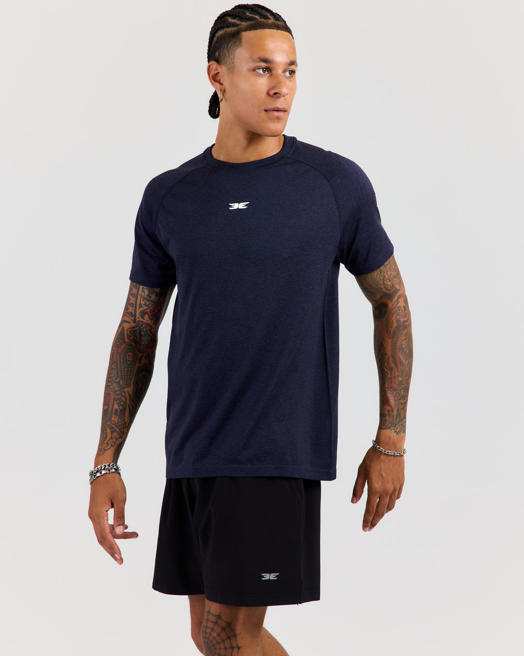 Men's Elite Seamless Regular Tee - Navy