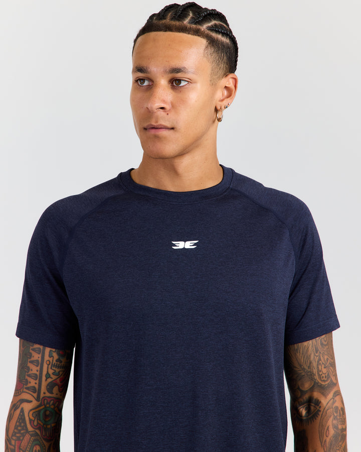 Men's Elite Seamless Regular Tee - Navy