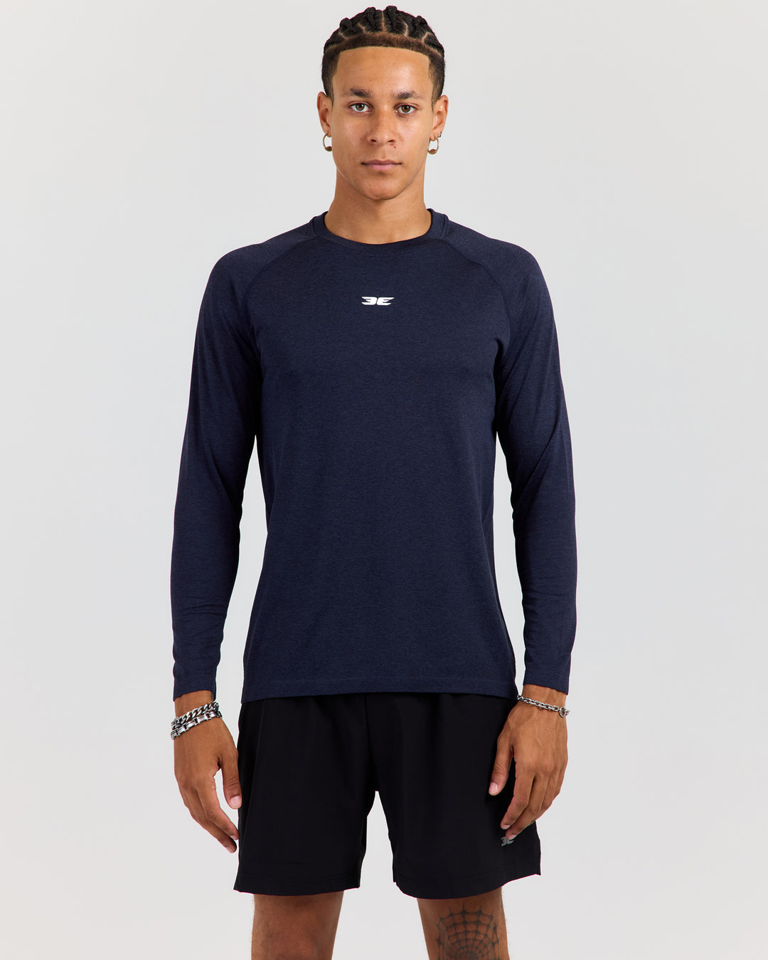 Men's Elite Seamless Long Sleeve - Navy