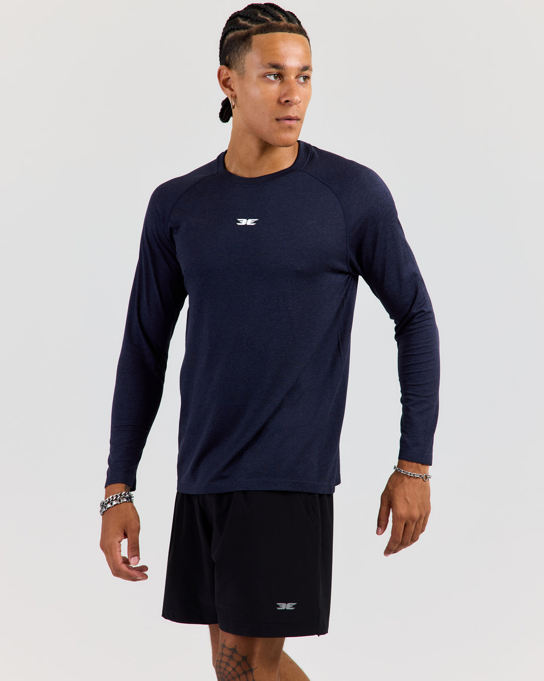 Men's Elite Seamless Long Sleeve - Navy