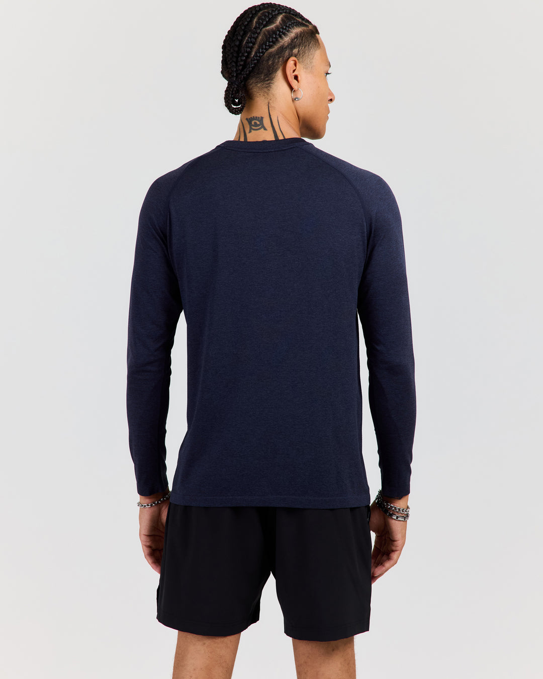 Men's Elite Seamless Long Sleeve - Navy