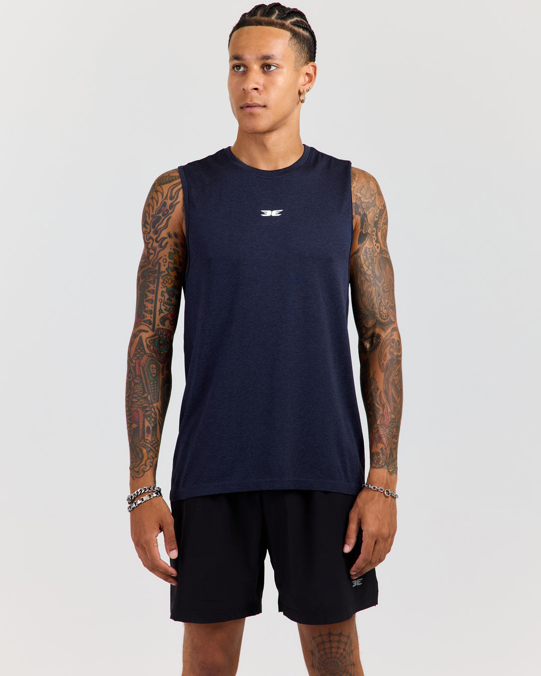Men's Elite Seamless Tank - Navy