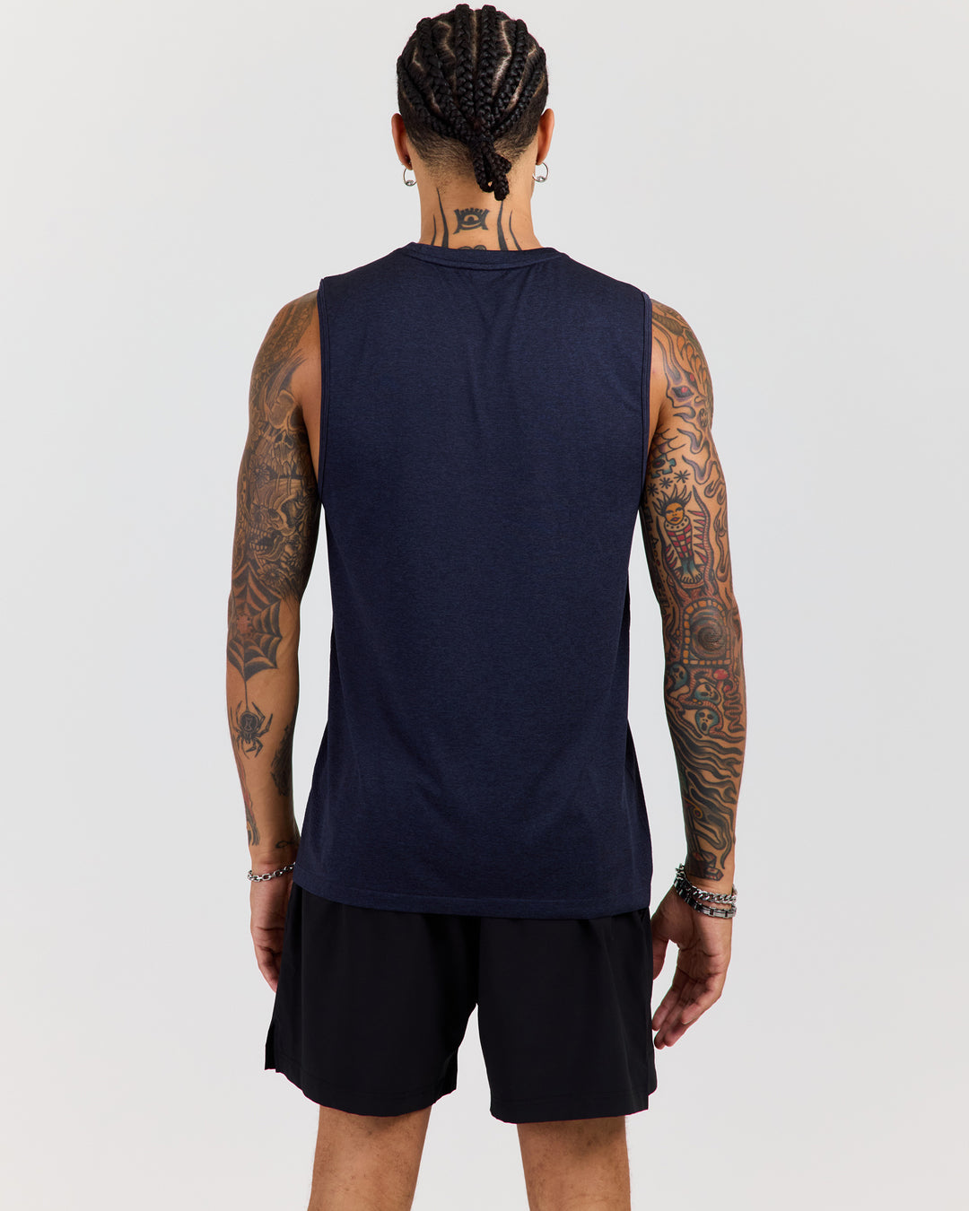 Men's Elite Seamless Tank - Navy