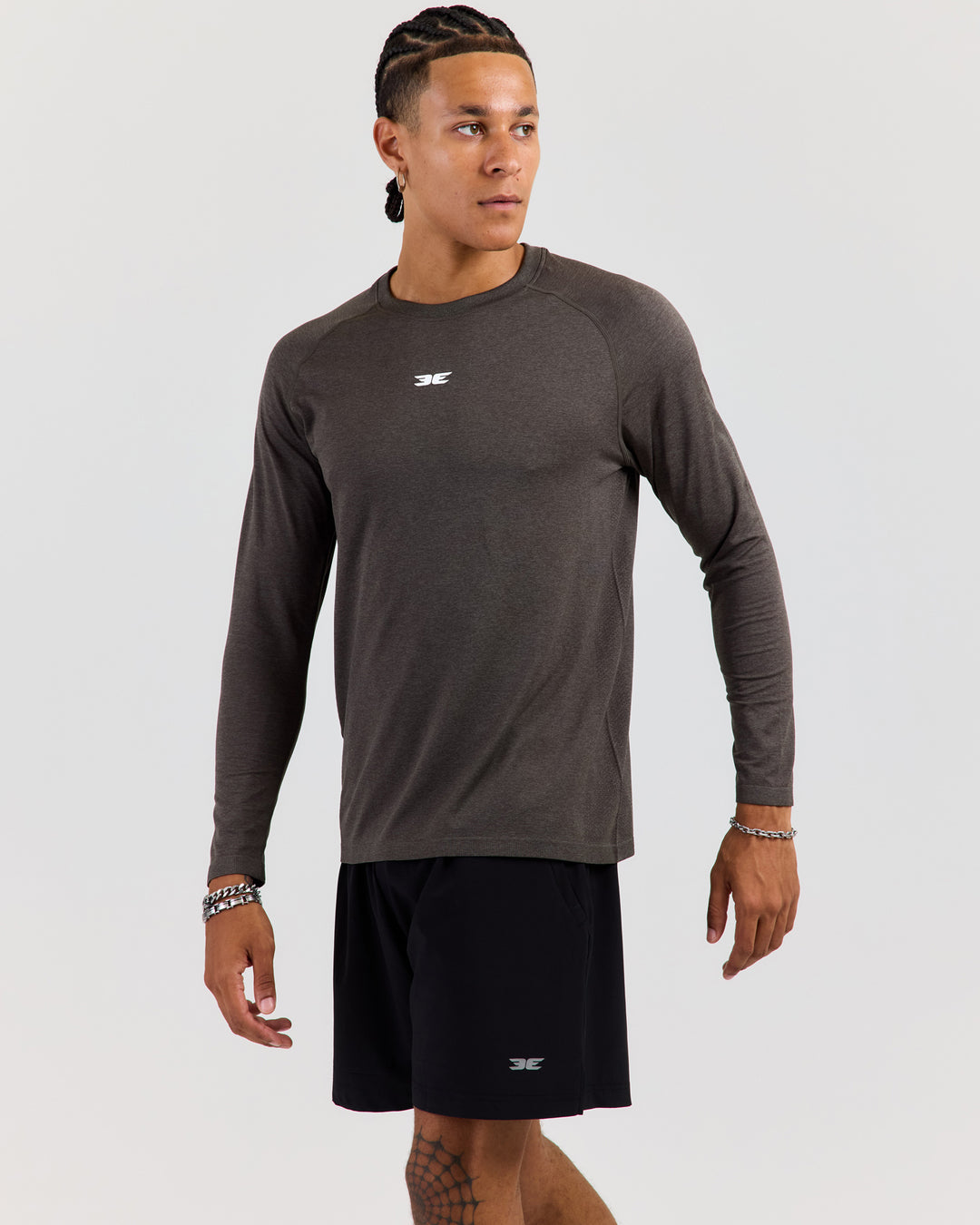 Men's Elite Seamless Long Sleeve - Olive Green